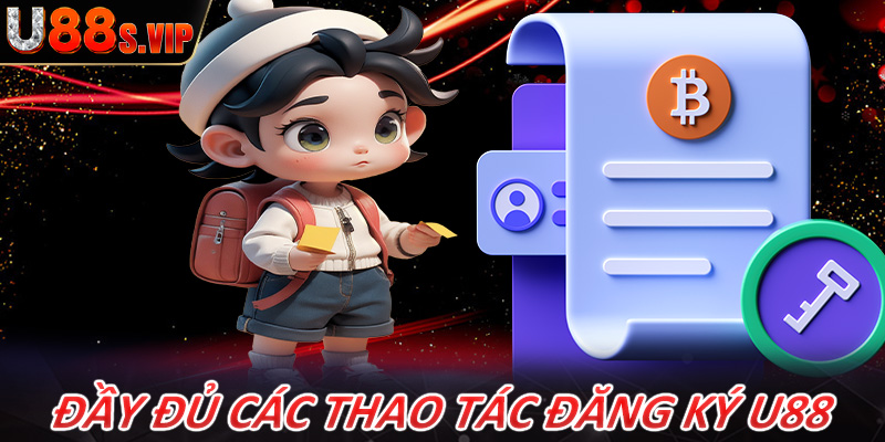 Đầy đủ các thao tác đăng ký U88 dành cho người chơi mới tham gia 