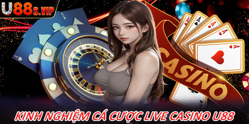 Bật mí kinh nghiệm cá cược live casino U88 dành cho người chơi mới tham gia 